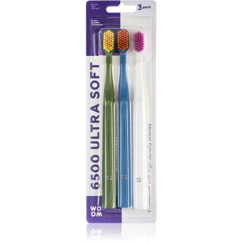 WOOM Toothbrush 6500 Ultra Soft szczoteczki do zębów 3 szt.