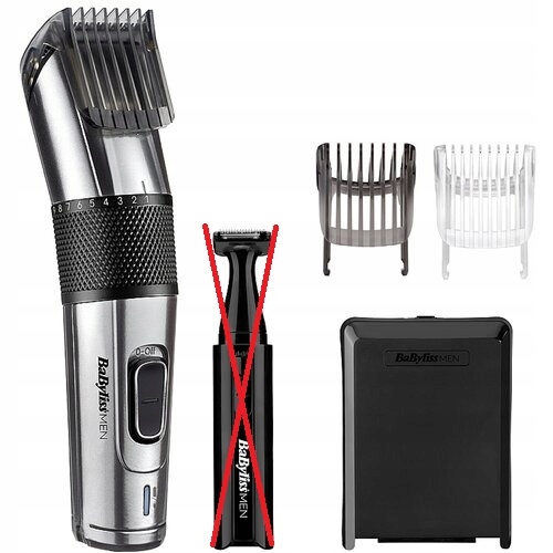 MASZYNKA DO WŁOSÓW ORAZ BRODY BABYLISS E978E CARBON TITANIUM + ETUI