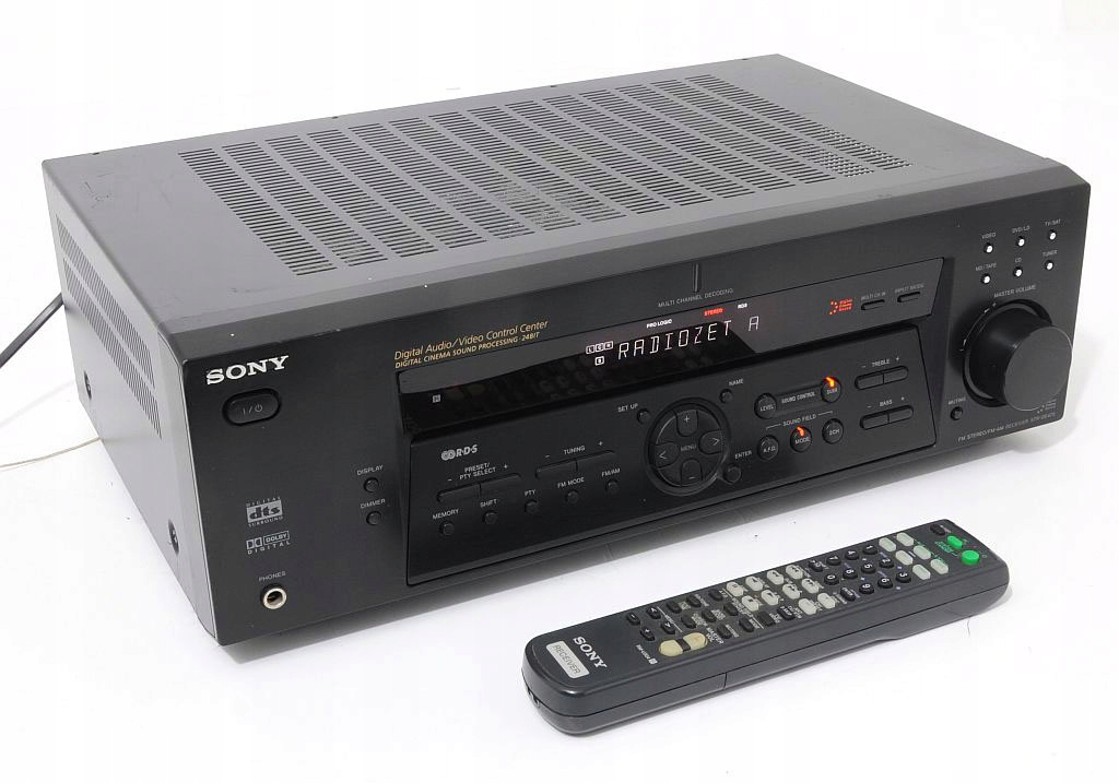 SONY STR-DE475 FIRMOWY AMPLITUNER 5.1 DTS RDS PILOT !