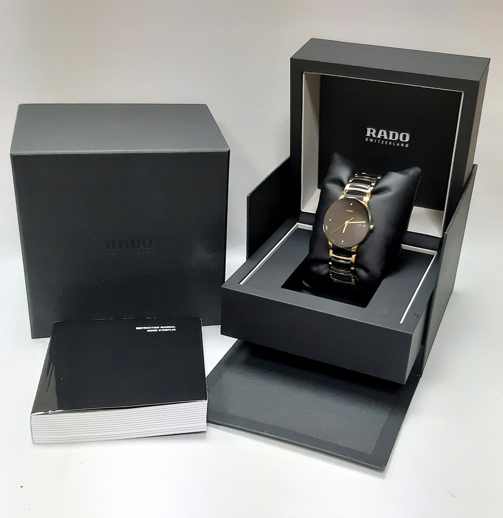 Męski zegarek RADO CENTRIX R30929712 pudełko M