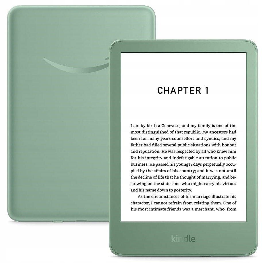 CZYTNIK EBOOK AMAZON KIDNLE 11 GEN 2024 16 GB BEZ REKLAM ZIELONY