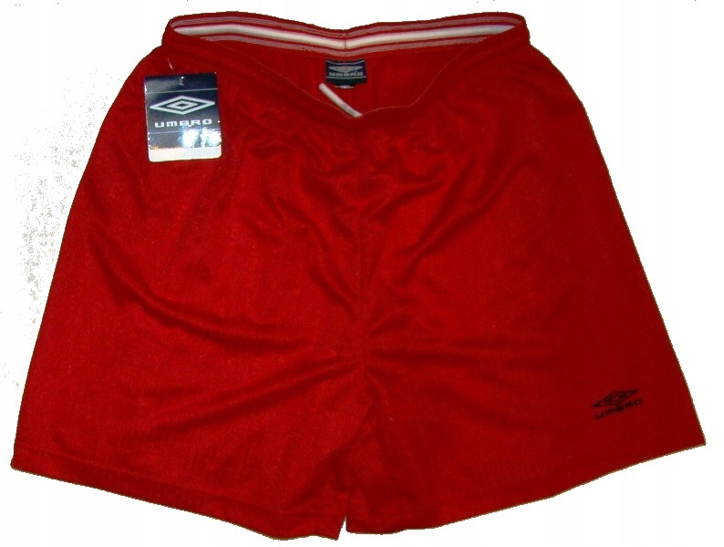 NOWE SPODENKI UMBRO XL POLY SHORT VERMILLION MESSI