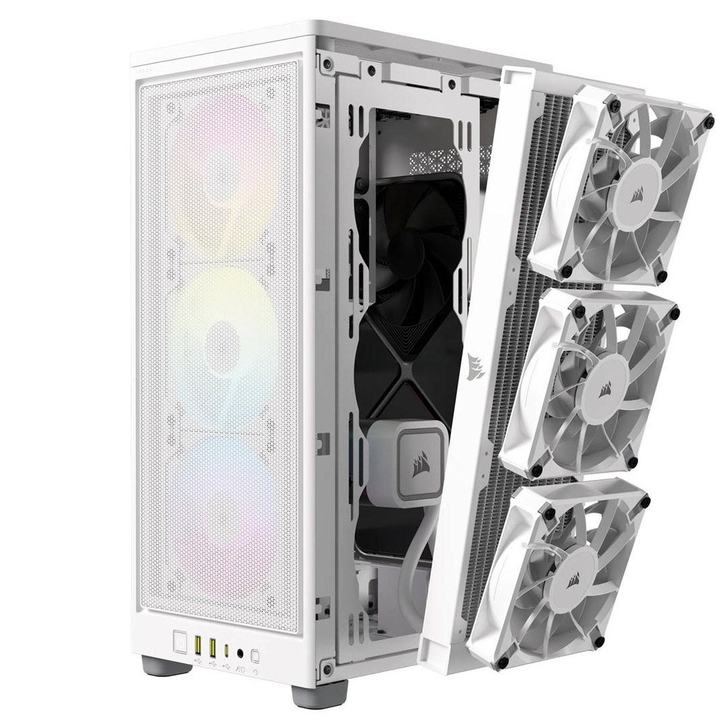 Obudowa Corsair iCUE 2000D RGB AIRFLOW White