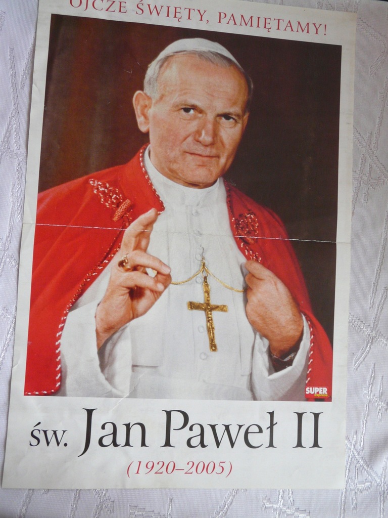 JAN PAWEŁ II PLAKAT DEKALOG JANA PAWA II