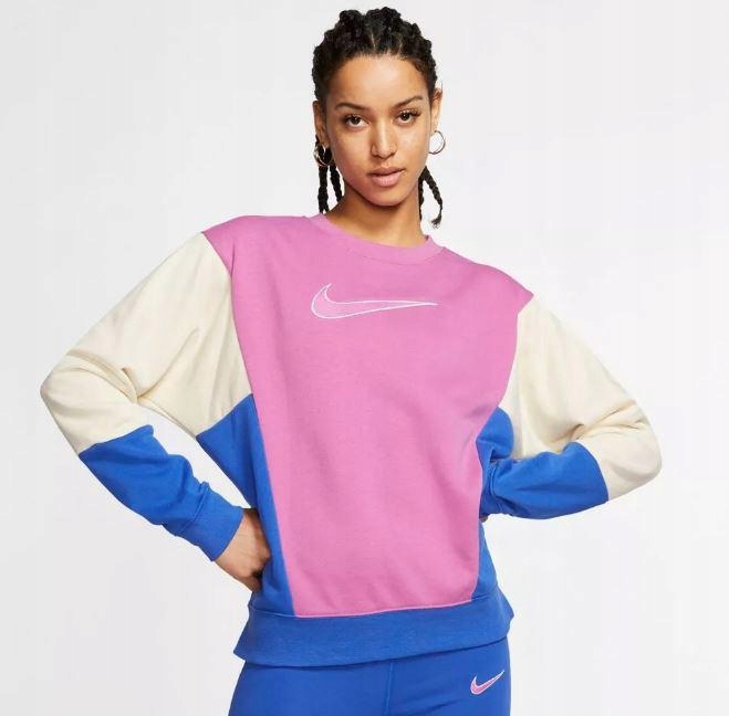 I3B110*NIKE BLUZA LUŹNA LOGO WIELOKOLOROWA XXL P00