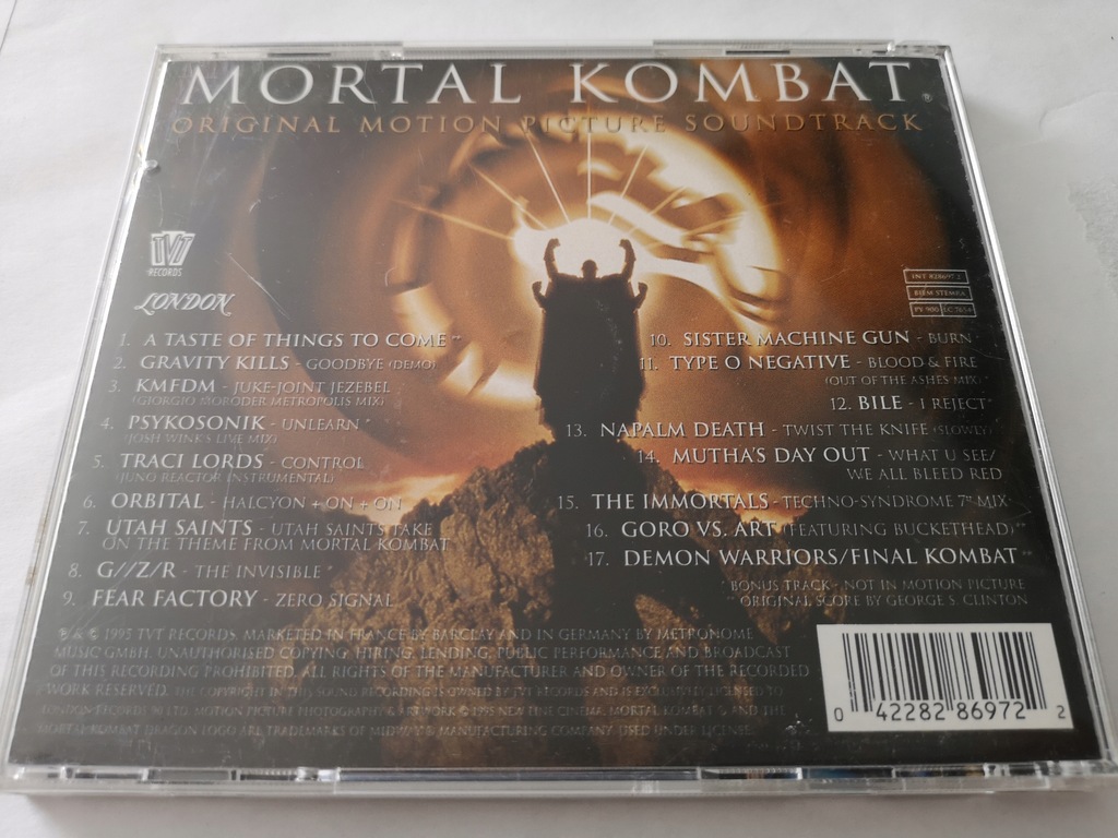 Купить MORTAL KOMBAT CD ORBITAL KMFDM PSYKOSONIK ЮТА ГЗР: отзывы, фото, характеристики в интерне-магазине Aredi.ru