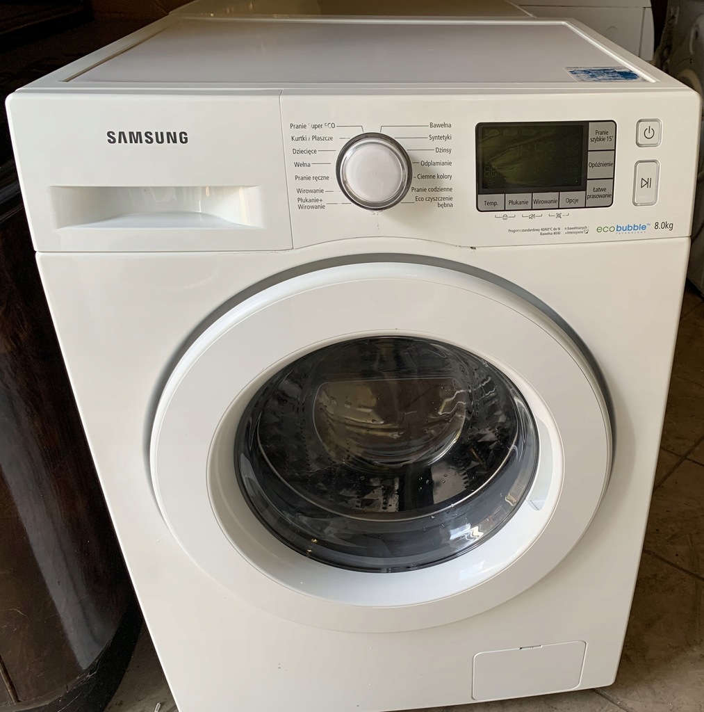 SAMSUNG ECO BUBBLE 8 KG klasa A+++ gwar dowóz