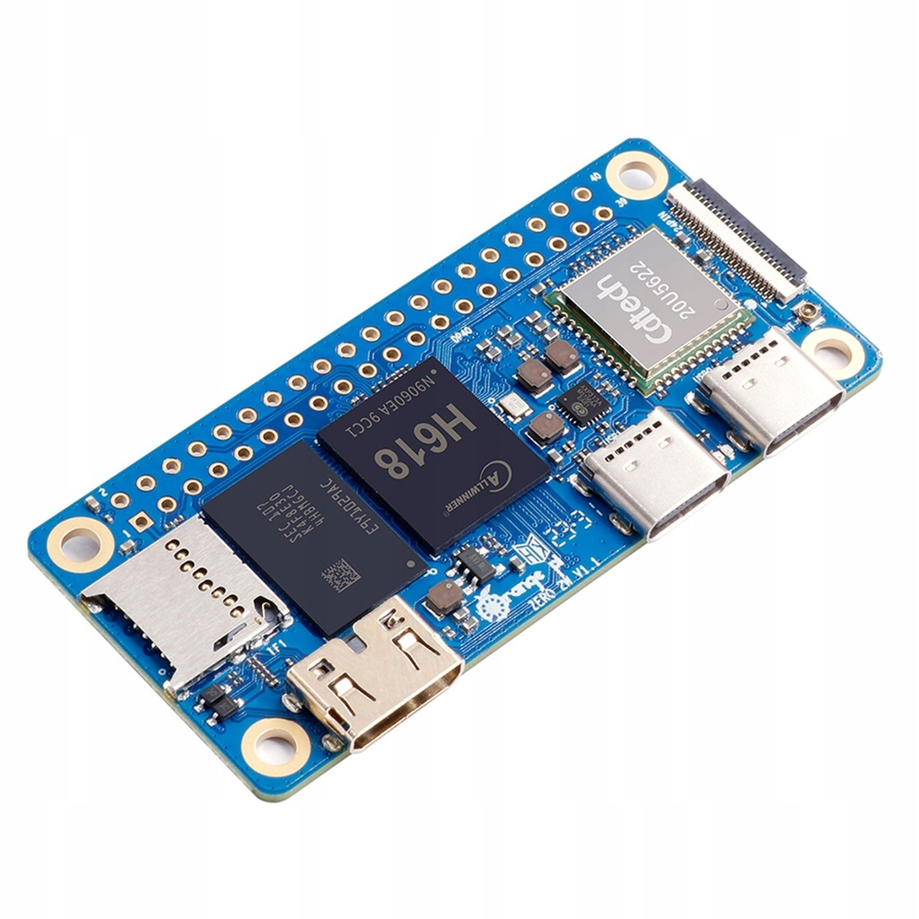 Mikrokomputer Orange Pi Zero 2W 4GB RAM WiFi + BT HDMI USB-C