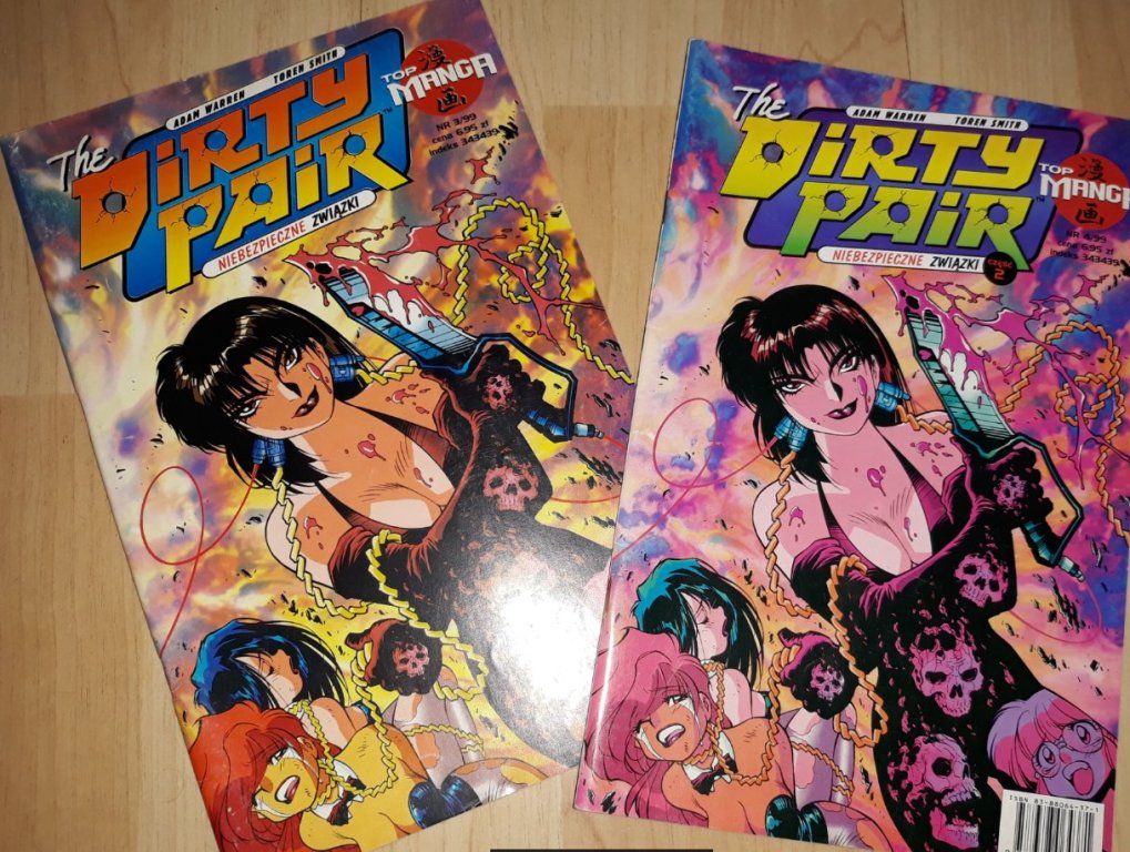 Manga Dirty Pair Niebezpieczne Związki zeszyty 1-2