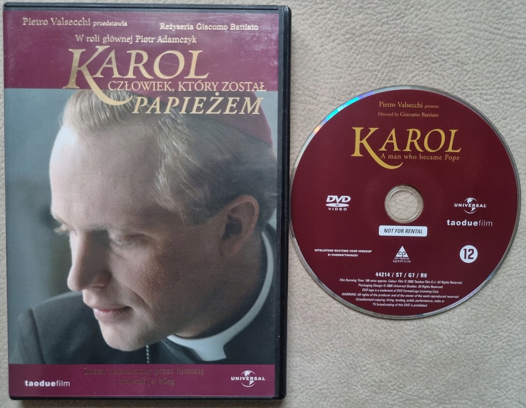 KAROL - CZŁOWIEK, KTÓRY ZOSTAŁ PAPIEŻEM DVD 2005 PIOTR ADAMCZYK
