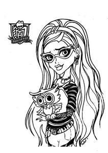 MONSTER HIGH * KOLOROWANKA * GHOULIA YELPS