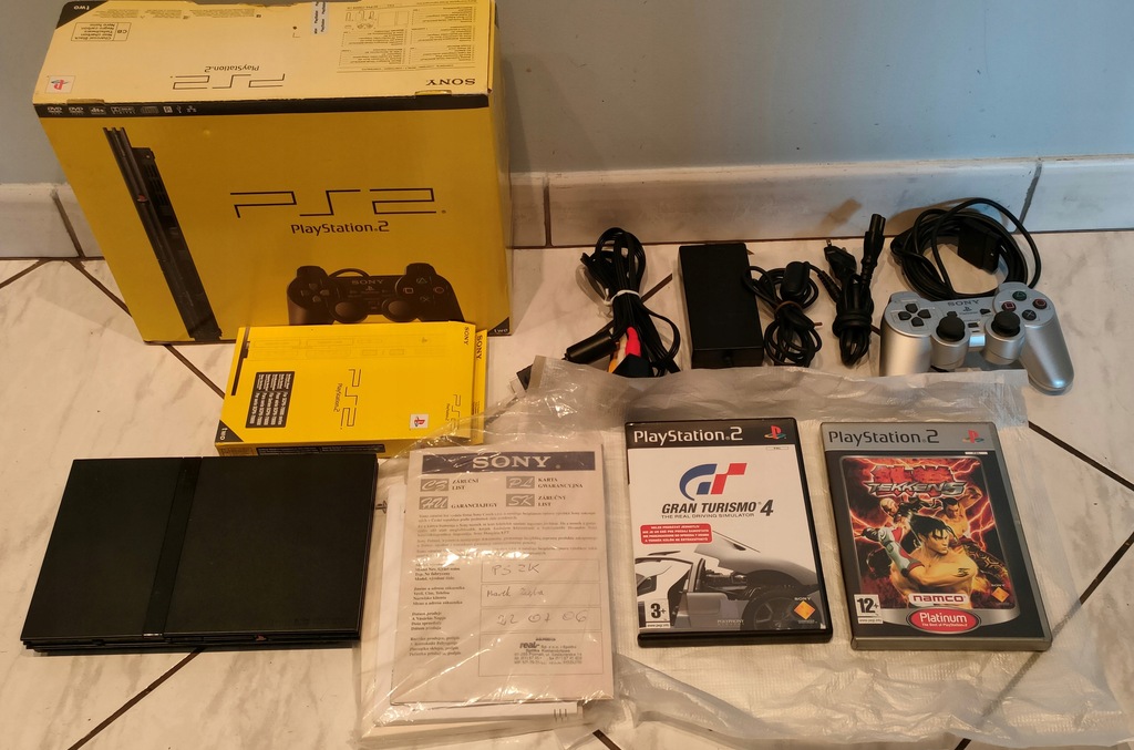 Konsola Playstation 2 SCPH70004 Gry ładny komplet 12807892907