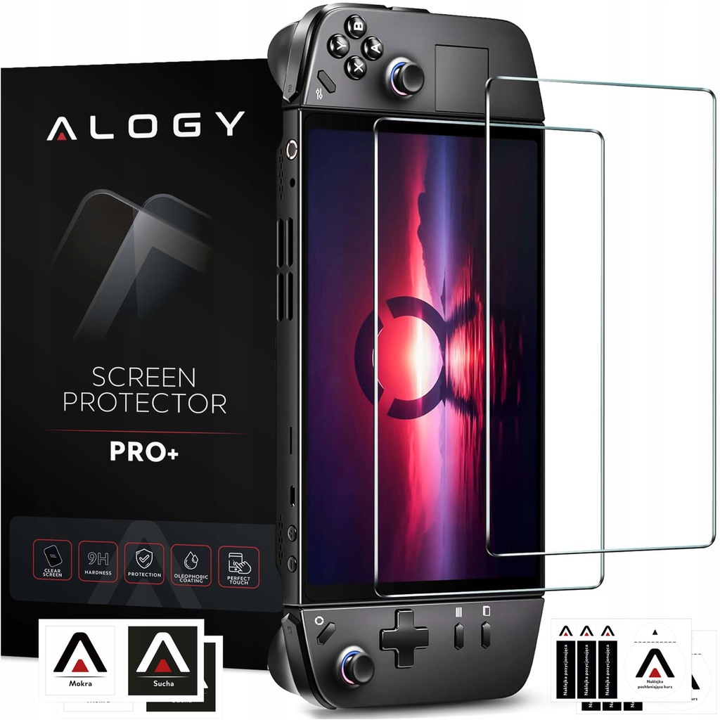 Szkło hartowane 9H do Lenovo Legion Go na ekran konsoli Alogy Screen Protec