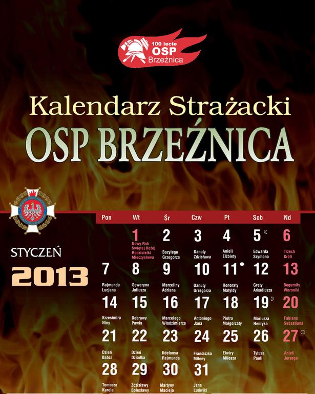 Kalendarz OSP Brzeźnica