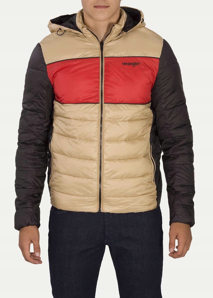 Wrangler 3col Puffer Jacket - Clay Beige