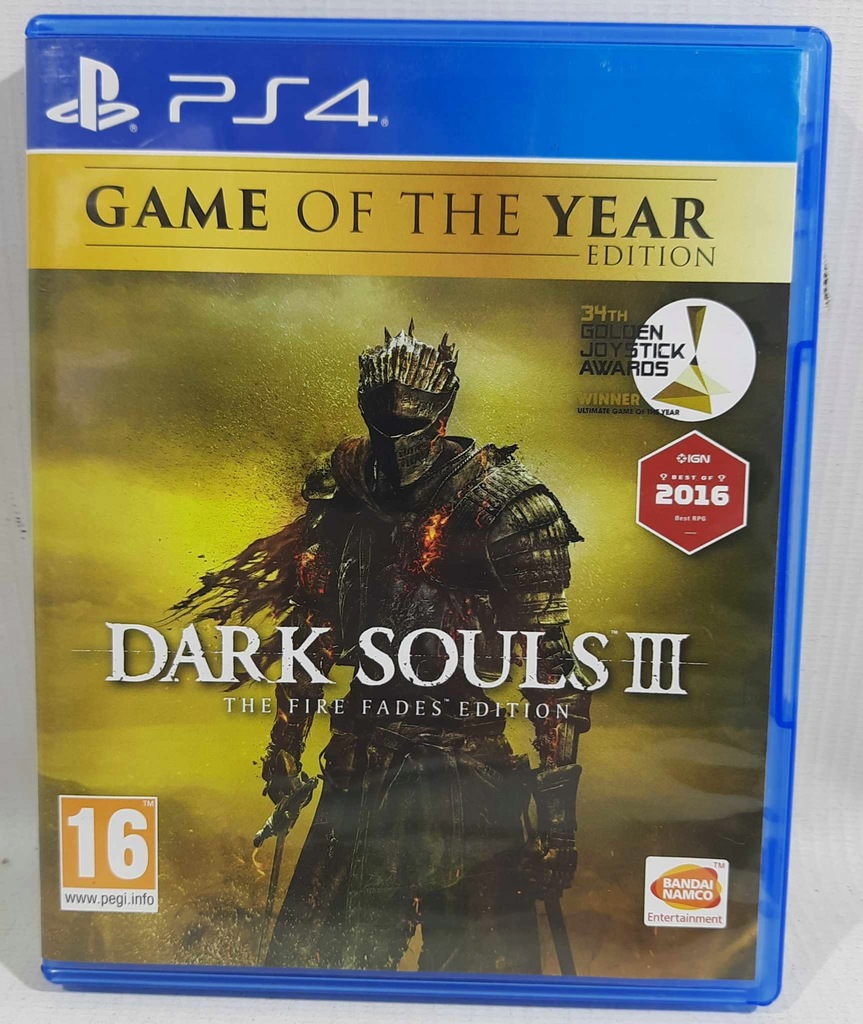 Dark Souls III The Fire Fades Edition GOTY PS4