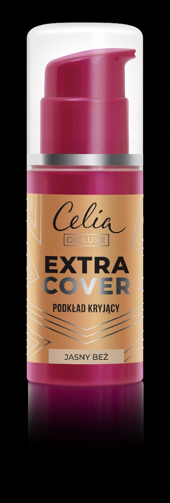 Celia De Luxe Podkład kryjący Extra Cover - jasny
