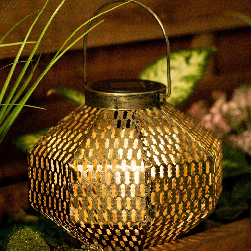 Купить Солнечная лампа HANGING LED GARDEN LAMP, золотой: отзывы, фото и ...