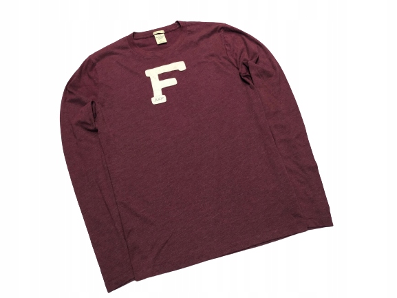 ABERCROMBIE FITCH MUSCLE LONGSLEEVE BORDO r. XL