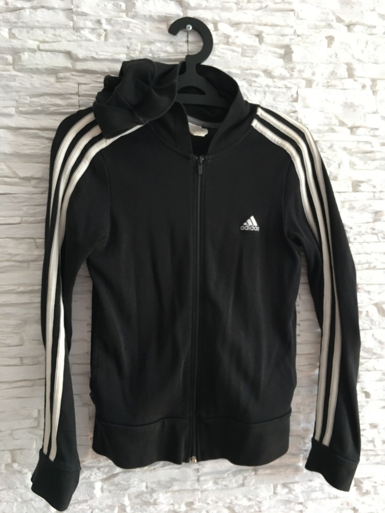 ADIDAS bluza na zamek z kapturem roz 38