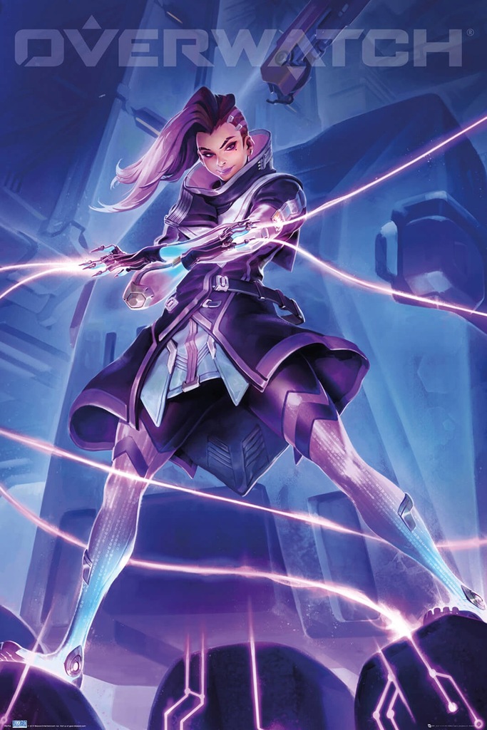 Overwatch Sombra - plakat gamingowy 61x91,5 cm