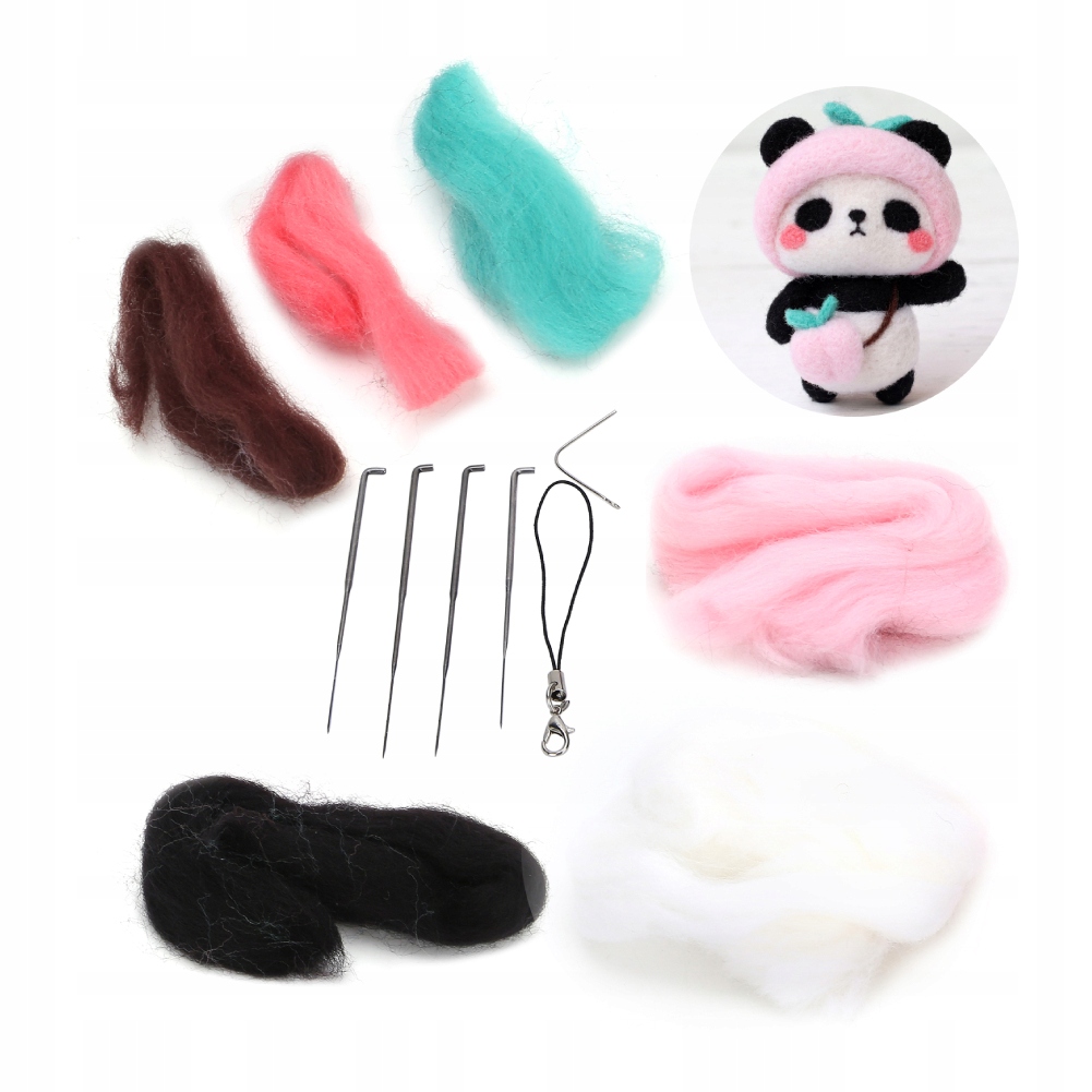 ZESTAW DO FILCOWANIA IGŁA WEŁNA INSTRUKCJA PANDA