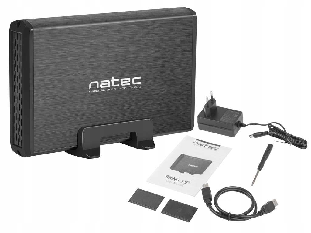 Купить 3.5 HDD SATA Natec Rhino USB 3.0 дисковый корпус: отзывы, фото, характеристики в интерне-магазине Aredi.ru