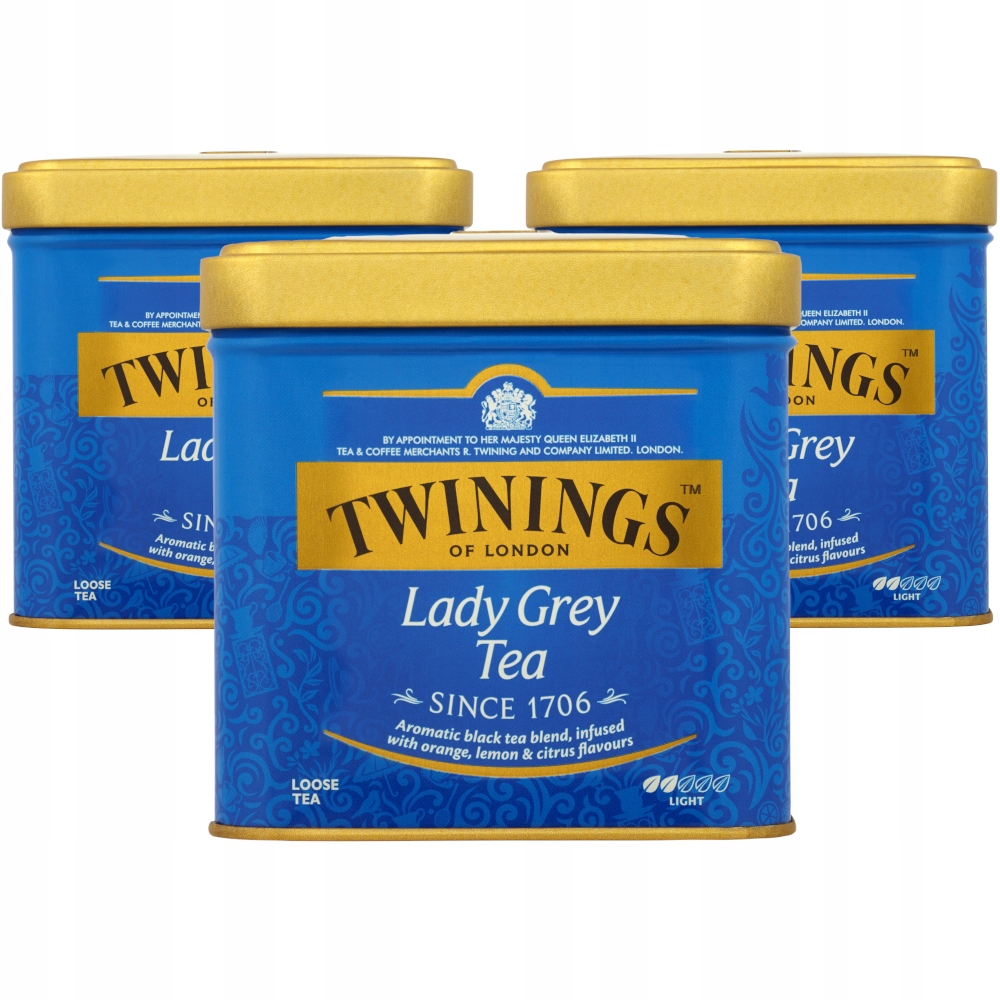 Twinings Herbata czarna liściasta Lady Grey 300g