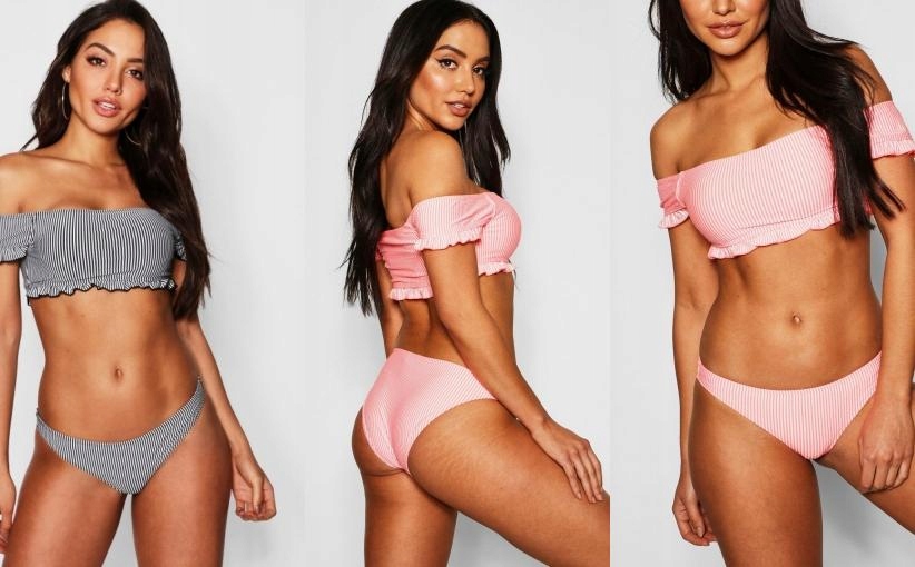 A10656 BOOHOO DÓŁ BIKINI PASKI 40