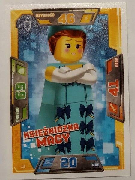 Karty Lego Nexo Knighs 12 Księżniczka Macy