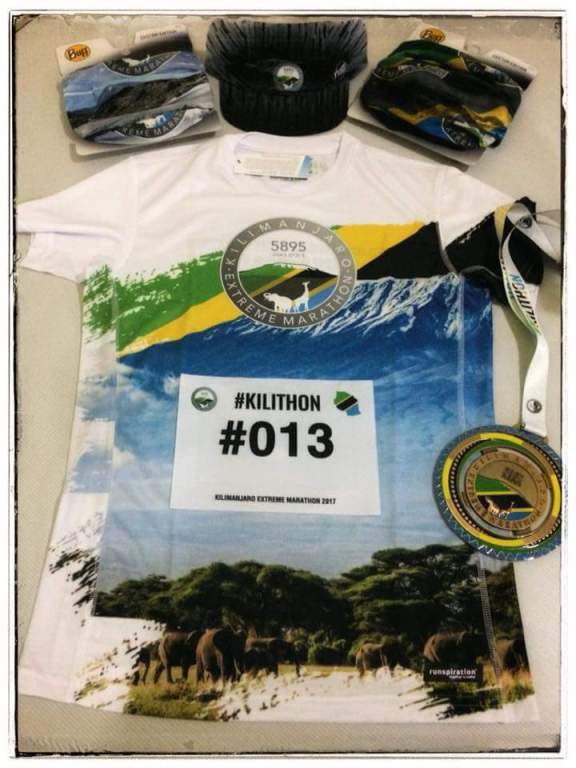 Zestaw maratończyka Kilimanjaro Extreme Marathon