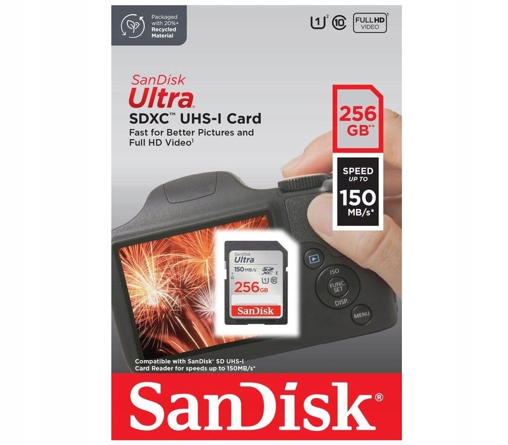 SDXC SanDisk Ultra 256 GB 150MB/s