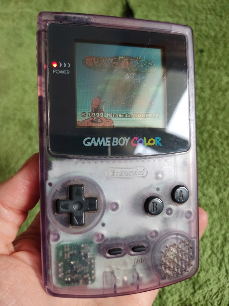 Nintendo Game Boy Color Clear Purple