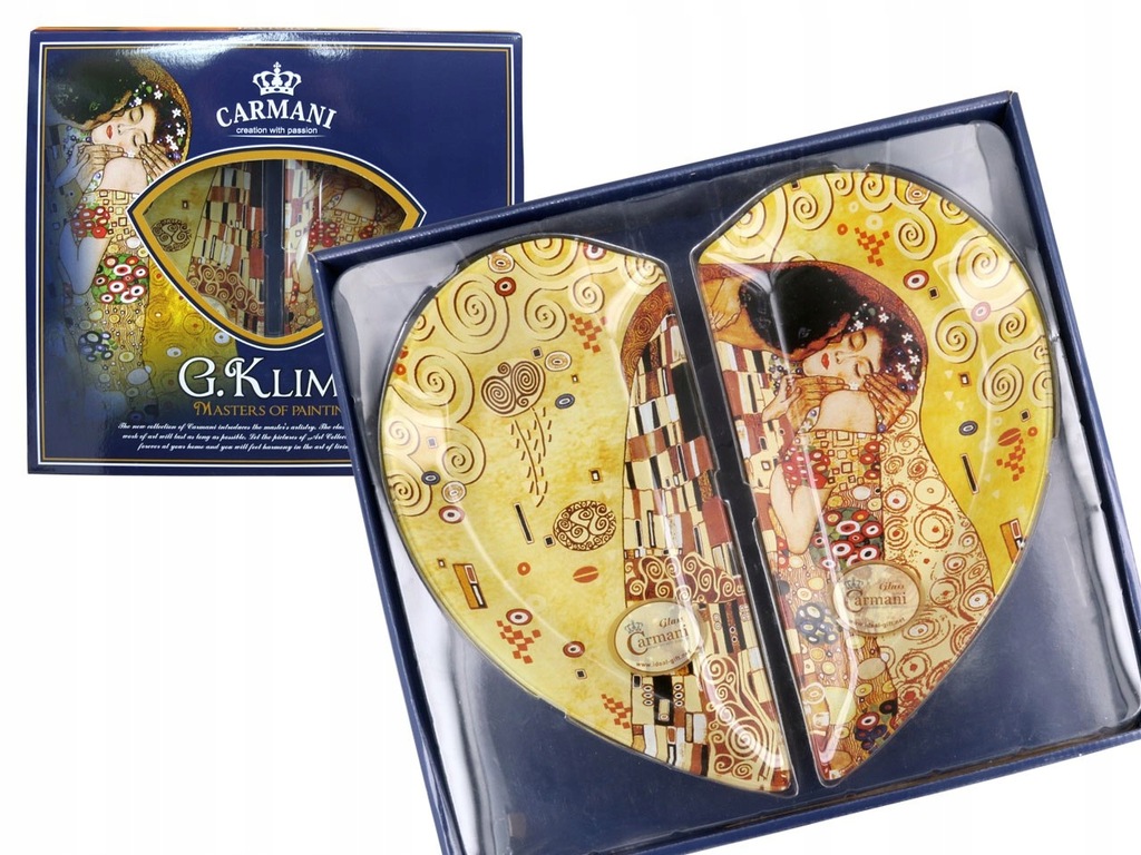 Talerz dekoracyjny - G. Klimt, 2 części