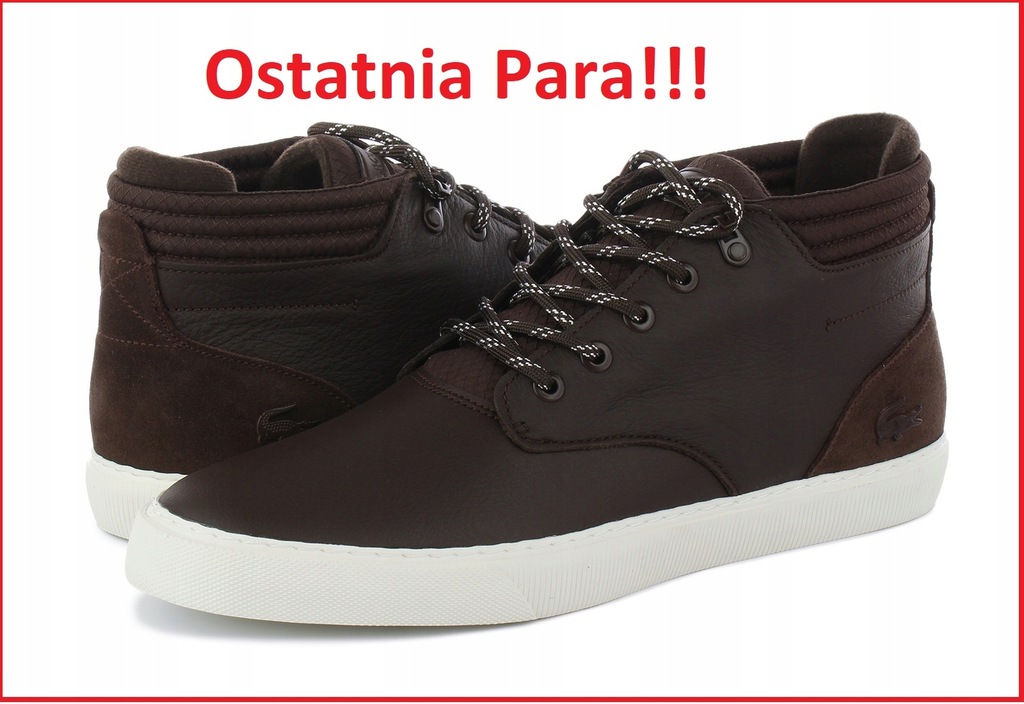 Lacoste Półbuty- Esparre Chukka r41 Okazja!!