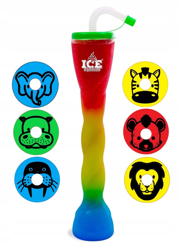 Kielich, kubek do granity ZOO 500ml SLUSHY 50szt.