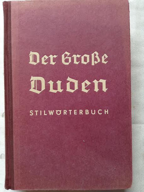 antyk Der Grosse Duden Stilworterbuch 1938 r