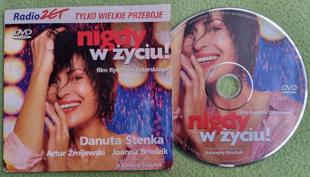 NIGDY W ŻYCIU DVD STENKA ŻMIJEWSKI KOMEDIA UNIKAT OKAZJA