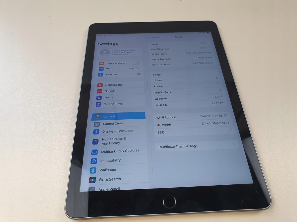 Apple Ipad 6 32GB (2161662)
