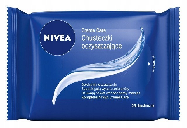 Nivea Creme Care Chusteczki oczyszczające 1op.-25s