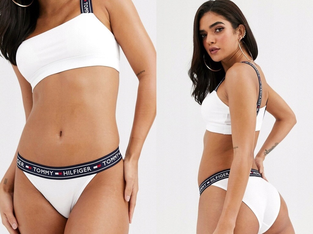 Tommy Hilfiger Beżowe figi damskie XS