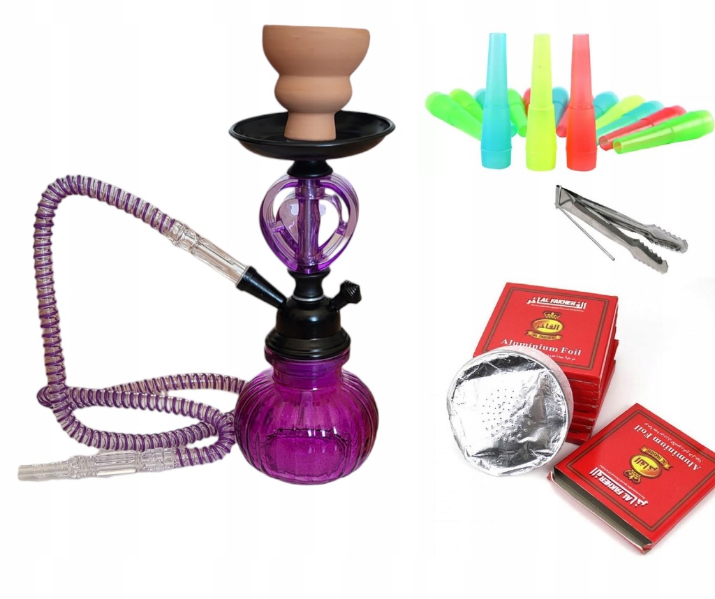 FAJKA WODNA SHISHA SZISZA MINI + AKCESORIA GRATIS