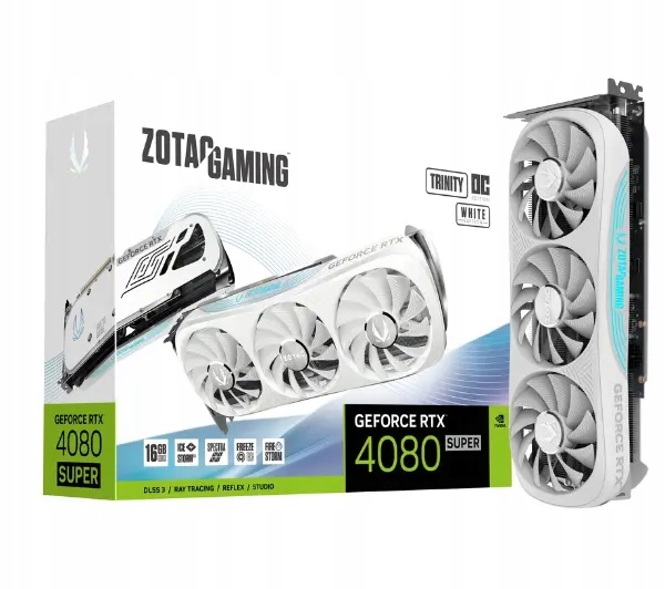 Karta graficzna Zotac GeForce RTX 4080 Super Trinity OC White Edition 16GB