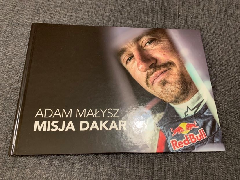 Książka Adam Małysz Misja Dakar z autografem