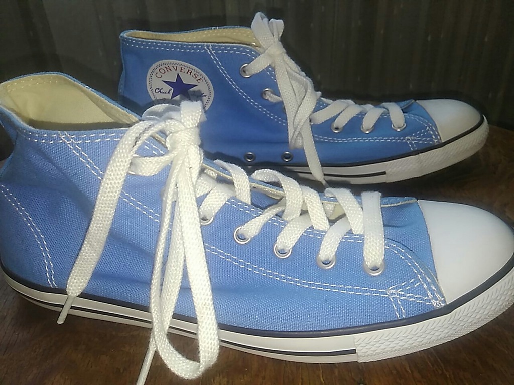 Trampki Converse, jak nowe, r. 40, wkł. 25,5cm