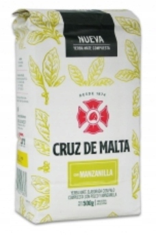 Yerba Mate Cruz de Malta MANZANILLA 500g Rumianek