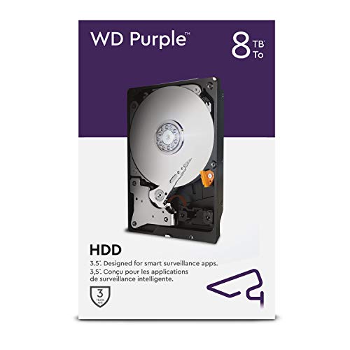 WD Purple 8TB Surveillance 3.5" Internal Hard