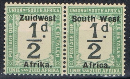 Kol. bryt. SWA 1923 SG D18* 3,75 GBP