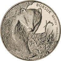 Moneta 2zł, Borsuk