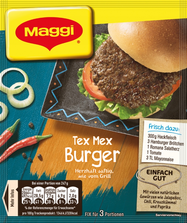 MAGGI FIX * TEX MEX BURGER PRZYPRAWA DO BURGERÓW